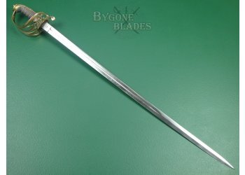 British 1845 Pattern Infantry Officers Sword. Owners Initials. #2211003 #5