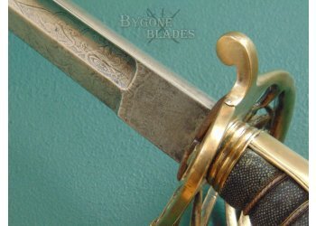 British 1845 Pattern Infantry Sword. Very Rare Maker #10