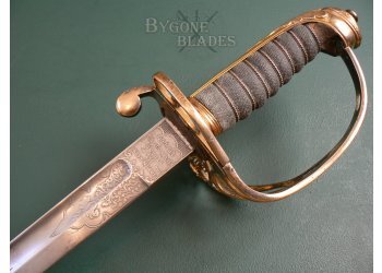 British 1845 Pattern Victorian Infantry officer&#039;s Sword. Mole 1856-1860 #9