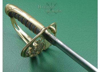 British 1845/54 Pattern Named Infantry Officers Sword. Gloucestershire Regiment. Wilkinson 1869 #12