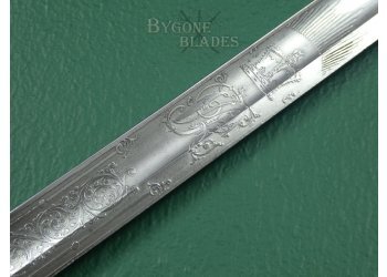 British 1845/54 Pattern Named Infantry Officers Sword. Gloucestershire Regiment. Wilkinson 1869 #15