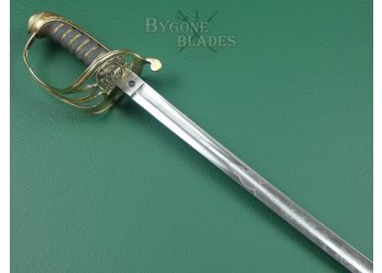 British 1845/54 Pattern Named Infantry Officers Sword. Gloucestershire Regiment. Wilkinson 1869 #7