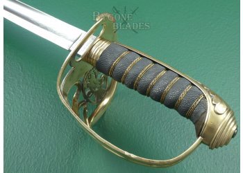 British 1845/54 Pattern Named Infantry Officers Sword. Gloucestershire Regiment. Wilkinson 1869 #10