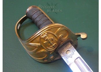 British 1846 Pattern Named Royal Navy Junior Officers Sword. Firmin &amp; Sons. #11