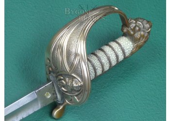 British 1846 Pattern Royal Navy Reserve Officers Sword. 1910-1914. #2404011. #11