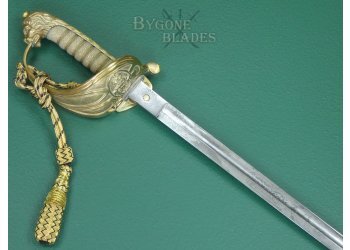 British 1846 Pattern Royal Navy Reserve Officers Sword. WW1. #2406001 #7