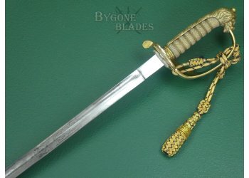 British 1846 Pattern Royal Navy Reserve Officers Sword. WW1. #2406001 #8