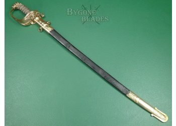 British 1847 Pattern Crimean War Period Royal Navy Officers Sword. Mole Circa 1847-1854. #2311017 #3