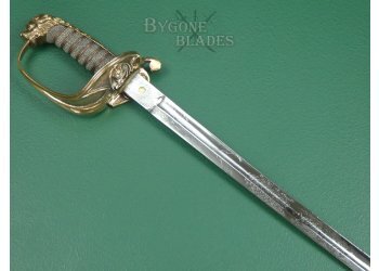 British 1847 Pattern Crimean War Period Royal Navy Officers Sword. Mole Circa 1847-1854. #2311017 #7