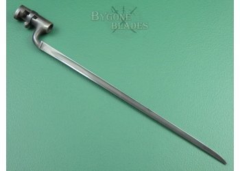 British 1853/72 Socket Bayonet Bushed For The Martini Henry Rifle. ROE, Birmingham #5