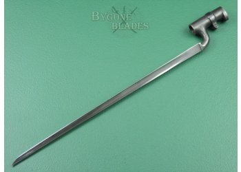 British 1853/72 Socket Bayonet Bushed For The Martini Henry Rifle. ROE, Birmingham #6