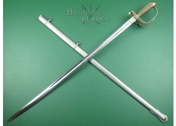 British 1854 Pattern Infantry Officers Wilkinson Sword. Family Crest. Owners Initials #2