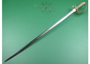 British 1854 Pattern Infantry Officers Wilkinson Sword. Family Crest. Owners Initials #6