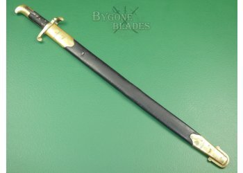 British 1855 Lancaster Carbine Bayonet. Elkington. #2202020 #3