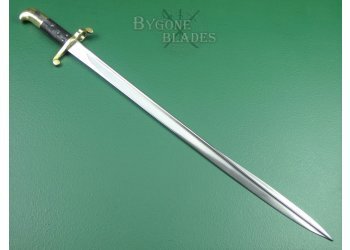 British 1855 Volunteer Pattern Lancaster Carbine Quill Point Bayonet. 80th Staffordshire Volunteers. #5