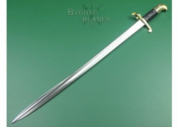 British 1855 Volunteer Pattern Lancaster Carbine Quill Point Bayonet. 80th Staffordshire Volunteers. #6