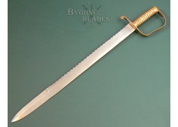 British 1856 Pattern Pioneer Sawback Short Sword. Royal Warwickshire Regiment #4