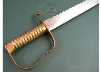 British 1856 Pattern Pioneer Sawback Short Sword. Royal Warwickshire Regiment #7