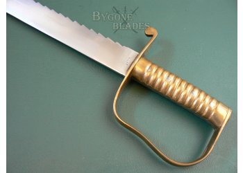 British 1856 Pattern Pioneer Sawback Short Sword. Royal Warwickshire Regiment #8