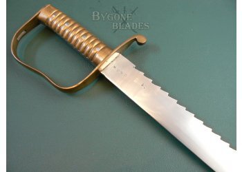 British 1856 Pattern Pioneer Sawback Short Sword. Royal Warwickshire Regiment #9