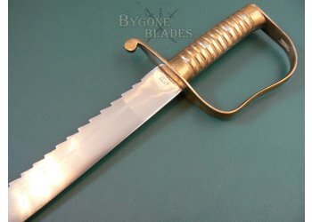 British 1856 Pattern Pioneer Sawback Short Sword. Royal Warwickshire Regiment #10