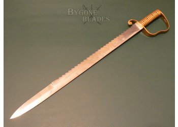 British 1856 Pattern Pioneers Saw Back Sword. Wilkinson #5