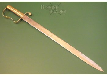 British 1856 Pattern Saw Back Pioneers Sword #1