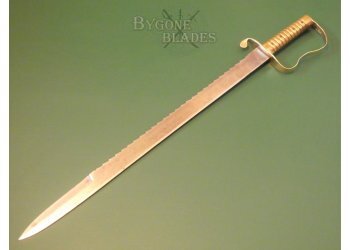 British 1856 Pattern Saw Back Pioneers Sword #2