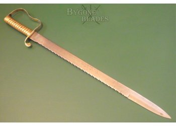 British 1856 Pattern Saw Back Pioneers Sword #3