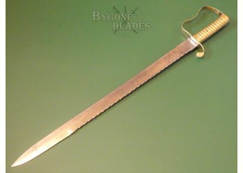 British 1856 Pattern Saw Back Pioneers Sword #4