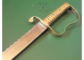 British 1856 Pattern Saw Back Pioneers Sword #8
