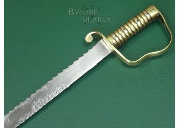 British 1856 Pattern Saw Toothed Pioneers Sword. Naval Issue. #2505002 #8