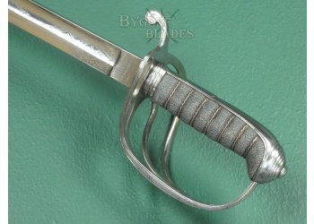 British 1856 Pattern 2nd Northumberland Percy Volunteer Artillery Sword. Lt. Jackson. #2501001 #12