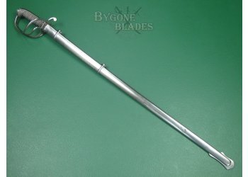 British 1856 Pattern 2nd Northumberland Percy Volunteer Artillery Sword. Lt. Jackson. #2501001 #3