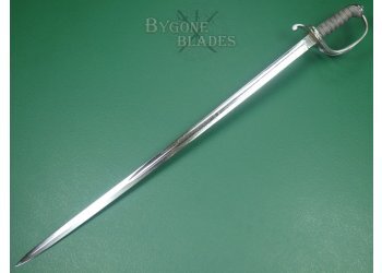 British 1856 Pattern 2nd Northumberland Percy Volunteer Artillery Sword. Lt. Jackson. #2501001 #6