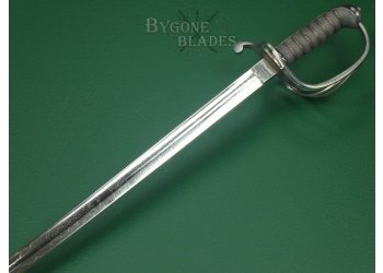 British 1856 Pattern 2nd Northumberland Percy Volunteer Artillery Sword. Lt. Jackson. #2501001 #8