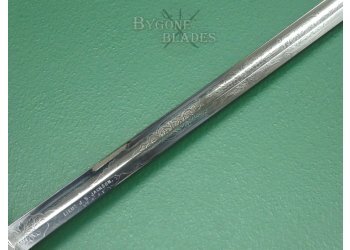 British 1856 Pattern 2nd Northumberland Percy Volunteer Artillery Sword. Lt. Jackson. #2501001 #9