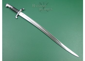 British 1856 Pattern Yataghan Sword Bayonet. Early Riveted Spring. #2211011 #5