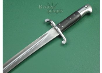 British 1856 Pattern Yataghan Sword Bayonet. Early Riveted Spring. #2211011 #8