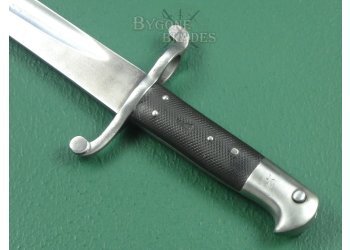 British 1856 Pattern Yataghan Sword Bayonet. Early Riveted Spring. #2211011 #10