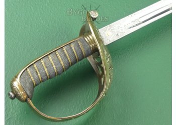 British 1857 Pattern Royal Engineer Field Officers Sword. Rare Blade Variant. #2204004 #9