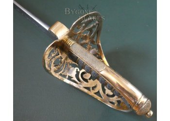 British 1857 Pattern Royal Engineer Officers Sword. 1892 Blade Variant #11