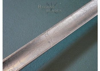 British 1857 Pattern Royal Engineer Officers Sword. 1892 Blade Variant #12