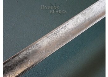 British 1857 Pattern Royal Engineer Officers Sword. 1892 Blade Variant #13
