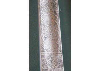 British 1857 Pattern Royal Engineer Officers Sword. 1892 Blade Variant #15