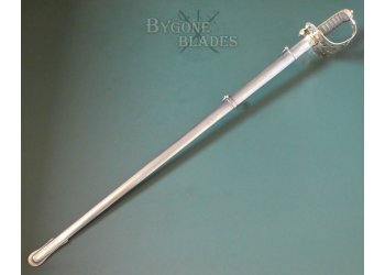 British 1857 Pattern Royal Engineer Officers Sword. 1892 Blade Variant #4