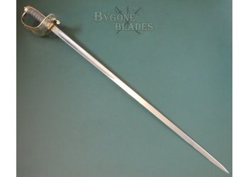 British 1857 Pattern Royal Engineer Officers Sword. 1892 Blade Variant #5