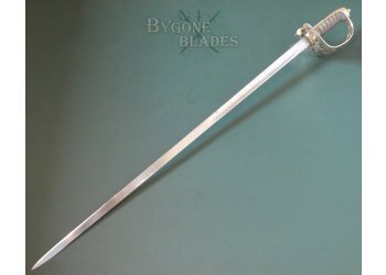 British 1857 Pattern Royal Engineer Officers Sword. 1892 Blade Variant #6
