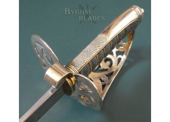 British 1857 Pattern Royal Engineer Officers Sword. 1892 Blade Variant #10