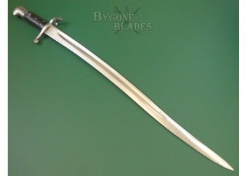 British 1860 Pattern Martini Henry Yataghan Sword Bayonet. Reeves #5